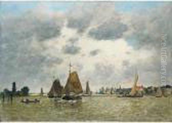 La Meuse A Dordrecht - view 1