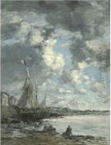 Laveuses Au Bord De La Touques - view 1