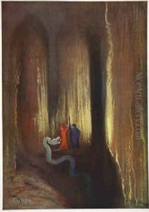 Dark Cavern by Hermann Hendrich