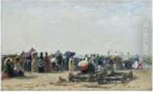Scene De Plage A Trouville