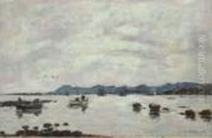 La Baie Et Les Montagnes De L'esterel, Golfe-juan by Eugene Boudin