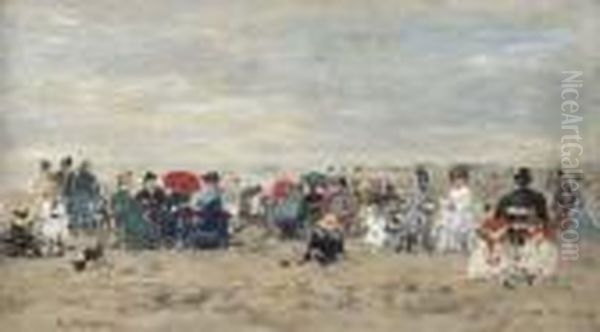 Trouville. Scene De Plage - view 1