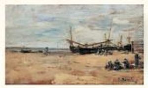 Maree Basse A Berck, 1875-1878
