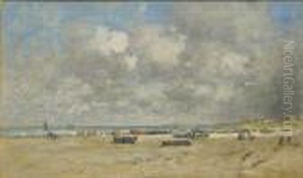 Berck, Scene De Plage, Maree Basse - view 1