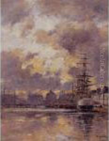 Le Havre, Le Bassin Du Commerce - view 1