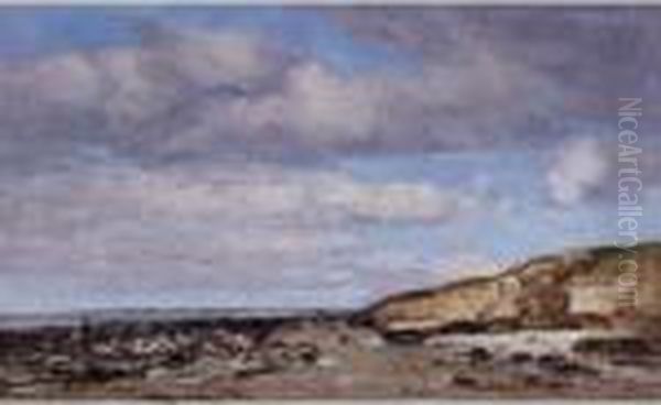 Trouville, Greve Et Rochers - view 1