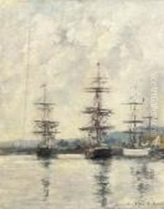 Le Port by Eugene Boudin
