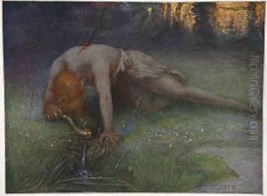 The death of Siegfried by Hermann Hendrich