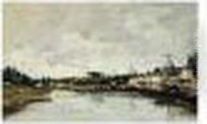 La Somme A Saint by Eugene Boudin