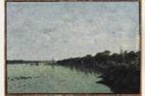 Brest, Bord De La Rade by Eugene Boudin