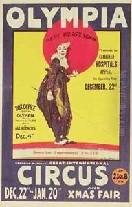 Bertram Mills circus poster