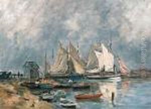 Trouville, Le Port, Barques Et Canots
