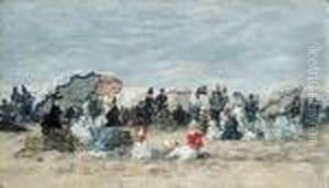 Trouville, Scne De Plage