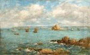Douarnenez, Bteaux Dans La Baie