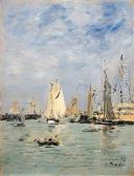Trouville, Les Jetes Mare Haute (trouville, The Pier Athightide) - view 1