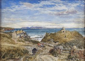 Bishop's Castle, Scrabster by Samuel Bough