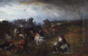 The Border Reivers by Samuel Bough