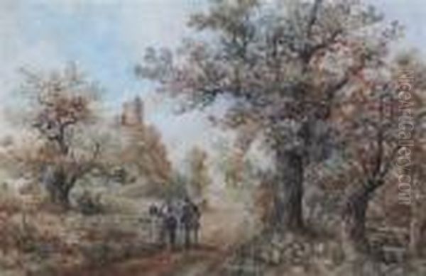 Figures On A Lane - view 1