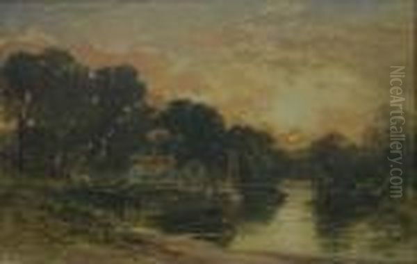The Old Mill, Sunset - view 1