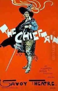 Reproduction of a poster advertising The Chieftain Savoy Theatre by Dudley Hardy