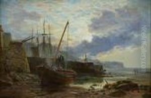 At Low Tide by Samuel Bough