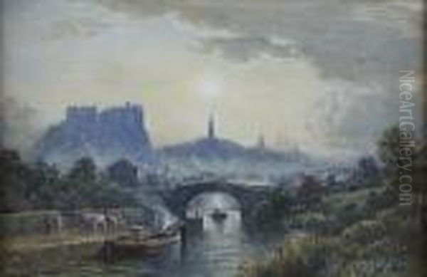Edinburgh Castle, Evening - view 1