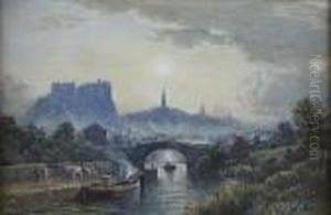 Edinburgh Castle, Evening by Samuel Bough