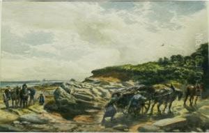 The Seaweed Gatherers by Samuel Bough