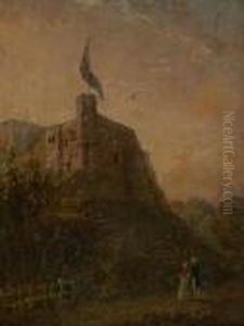 Queen Mary's Tower Carlisle Castle by Samuel Bough