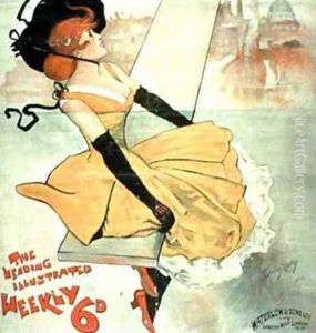 Advertisement for The Leading Illustrated Weekly by Dudley Hardy