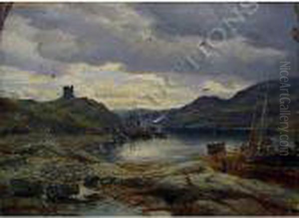 Inchcolm Harbor With Fishingboats - view 1