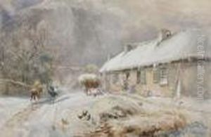 Burns' Cottage, Alloway by Samuel Bough