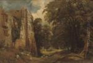 Helmsley Castle In North Yorkshire by Samuel Bough