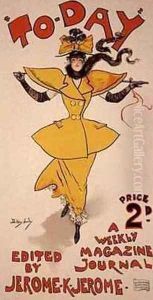 Reproduction of a poster for the weekly magazine journal Today by Dudley Hardy