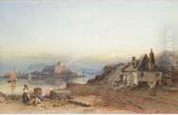 A Border Tower; Evening By The Sea - view 1