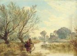 River Landscape by Samuel Bough