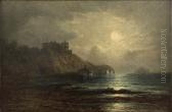 Culzean Castle, Ayrshire, Moonlight - view 1