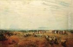A Golf-match At St. Andrews by Samuel Bough
