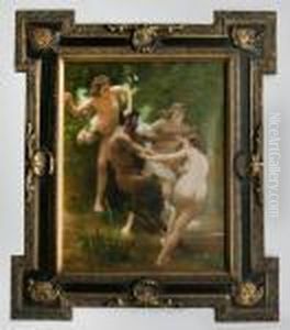 Nymfer Och Satyr by William-Adolphe Bouguereau