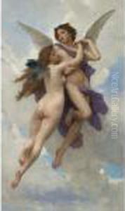 L'amour Et Psyche by William-Adolphe Bouguereau