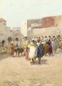 The Souk by Edward Aubrey Hunt