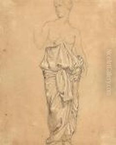 Draped Female Nude by William-Adolphe Bouguereau