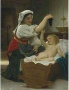 La Grappe De Raisin by William-Adolphe Bouguereau