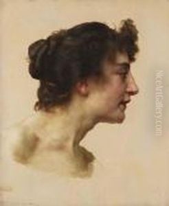 Etude De Tete D'elize Brugiere by William-Adolphe Bouguereau