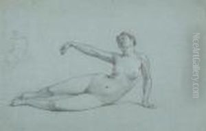 Female Academic Nude by William-Adolphe Bouguereau