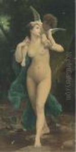 Venus And Cupid by William-Adolphe Bouguereau