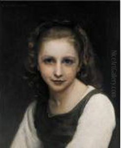 Portrait Of A Young Girl by William-Adolphe Bouguereau
