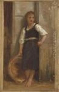 Etude Pour La Fille Du Pecheur by William-Adolphe Bouguereau