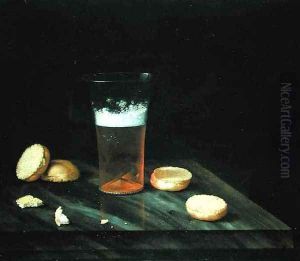 Still life with Beer Glass by Johann Georg (also Hintz, Hainz, Heintz) Hinz