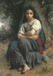 La Petite Tricoteuse by William-Adolphe Bouguereau